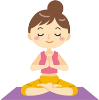 ヨガのイラスト